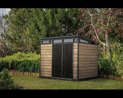 Будиночок садовий Keter Signature Pent 279 х 216 х 226 см, коричневий