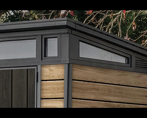 Будиночок садовий Keter Signature Pent 279 х 216 х 226 см, коричневий