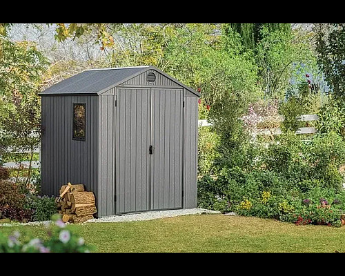 Будиночок садовий Keter Darwin 182 х 190 х 221 см, сірий