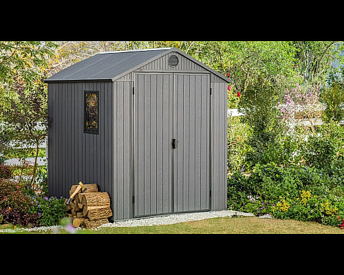 Будиночок садовий Keter Darwin 182 х 190 х 221 см, сірий