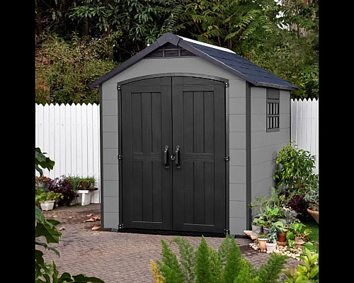 Будиночок садовий Keter Premier 757 228 х 223 х 252 см, сірий