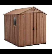 Будиночок садовий Keter Darwin 244 х 190 х 221 см, коричневий
