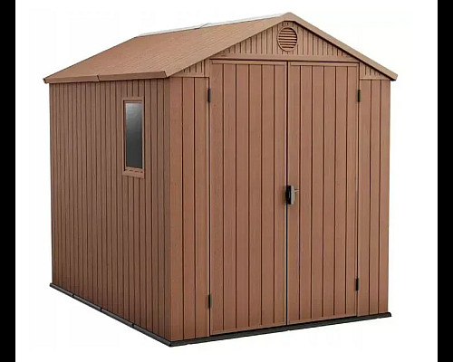Будиночок садовий Keter Darwin 244 х 190 х 221 см, коричневий