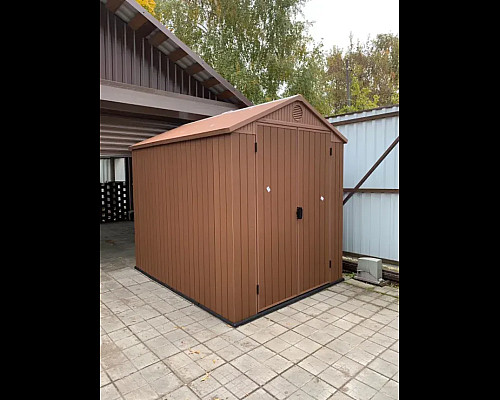 Будиночок садовий Keter Darwin 244 х 190 х 221 см, коричневий