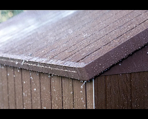 Будиночок садовий Keter Darwin 244 х 190 х 221 см, коричневий