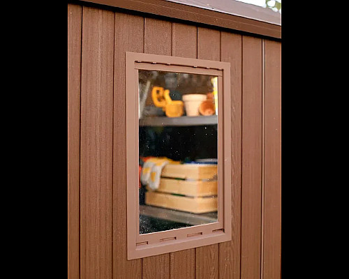 Будиночок садовий Keter Darwin 244 х 190 х 221 см, коричневий