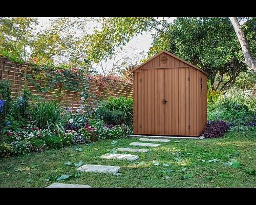 Будиночок садовий Keter Darwin 244 х 190 х 221 см, коричневий