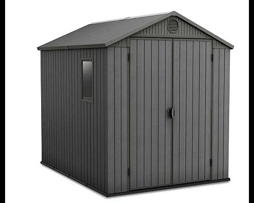 Будиночок садовий Keter Darwin 244 х 190 х 221 см, графіт