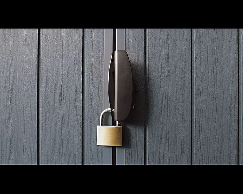 Будиночок садовий Keter Darwin 244 х 190 х 221 см, графіт