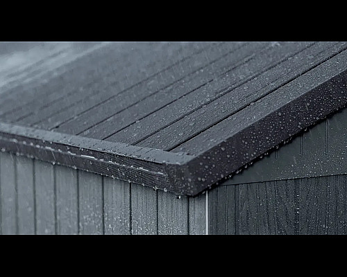 Будиночок садовий Keter Darwin 244 х 190 х 221 см, графіт