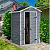 Будиночок садовий Keter MANOR 94 х 128 х 196 см, сірий