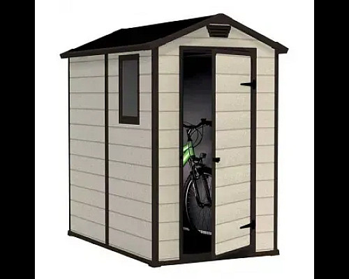 Будиночок садовий Keter MANOR 130 x 192 x 198 см, бежевий