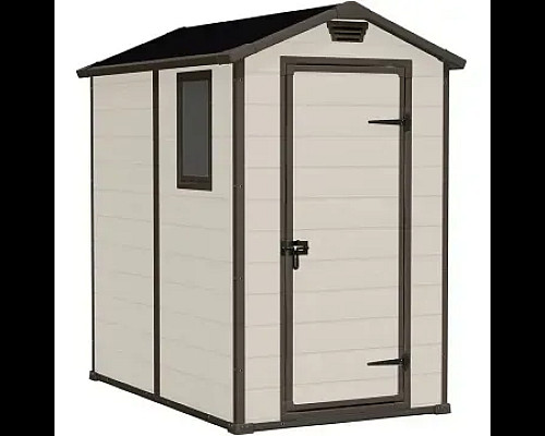 Будиночок садовий Keter MANOR 130 x 192 x 198 см, бежевий