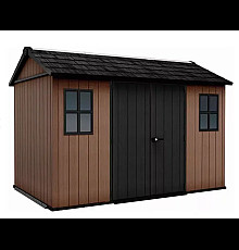 Будиночок садовий Keter Newton Plus 230 х 350 х 246 см, коричневий