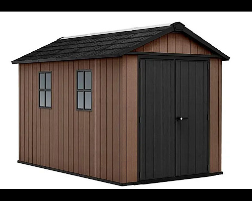 Будиночок садовий Keter Newton Plus 230 х 350 х 246 см, коричневий