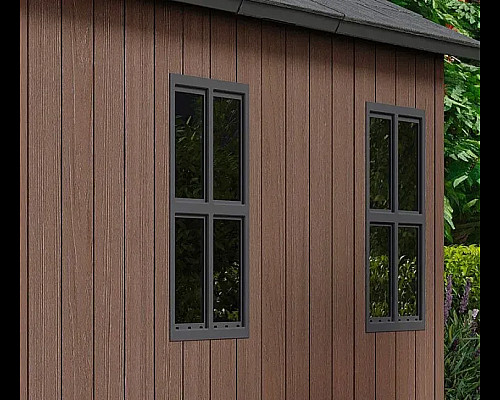 Будиночок садовий Keter Newton Plus 230 х 350 х 246 см, коричневий