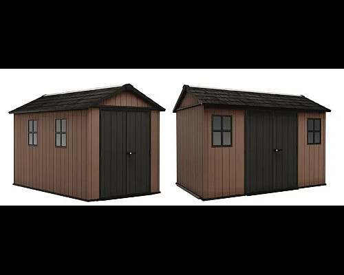 Будиночок садовий Keter Newton Plus 230 х 350 х 246 см, коричневий