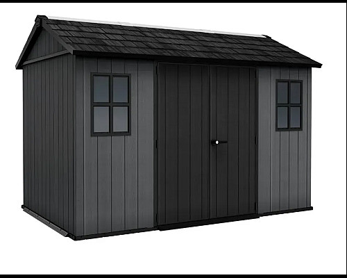 Будиночок садовий Keter Newton Plus 230 х 350 х 246 см, сірий