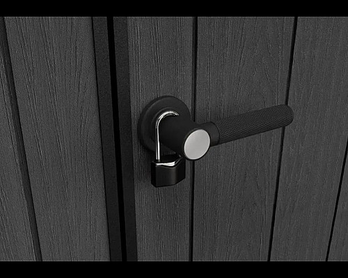 Будиночок садовий Keter Newton Plus 230 х 224 х 246 см, сірий