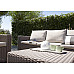 Диван садовий Keter California 3-місний з подушками, капучино