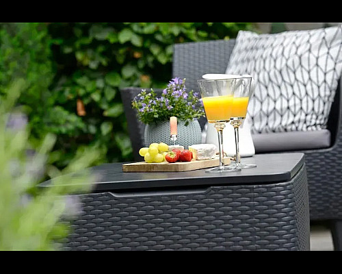 Диван садовий Keter Salemo 2-місний, графіт