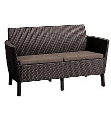 Диван садовий Keter Salemo 2-місний, коричневий