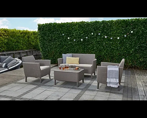 Диван садовий Keter Salemo 2-місний, капучино