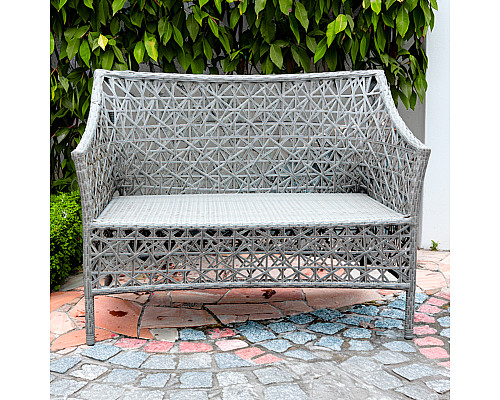 Диван садовий Greengard Лінора Дн-002.120 2-місний, світло-сірий