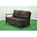 Диван садовий Greengard Крокодил Дн-004.160 2-місний з подушками, коричневий