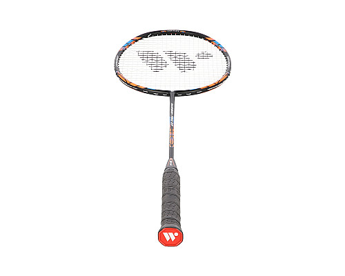 Ракетка для бадмінтону WISH CARBON PRO 67, чорно-оранжева
