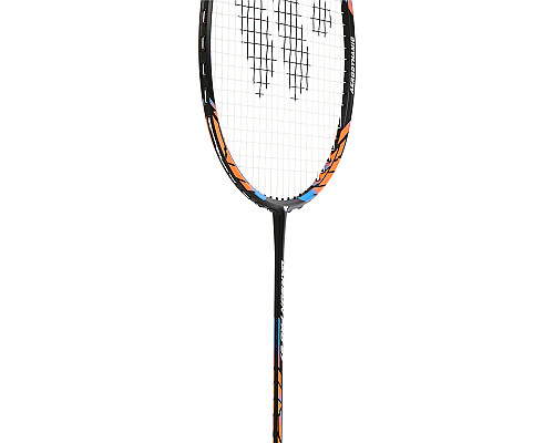 Ракетка для бадмінтону WISH CARBON PRO 67, чорно-оранжева