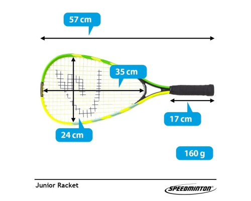 Набір Speedminton Set Junior, зелено-жовтий