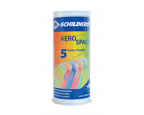Волани для бадмінтону пластикові SCHILDKROT Aero Space, 5 шт