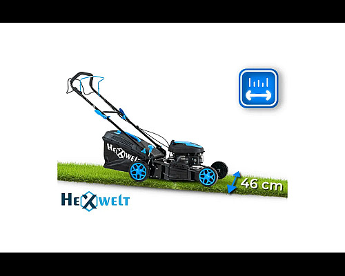 Газонокосарка бензинова Hexwelt 46 см 2,6 кВт з приводом