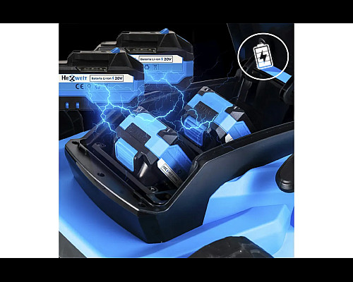 Газонокосарка акумуляторна Hexwelt 40 см 40V 8Ah