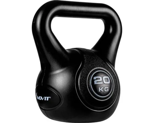 Гиря Movit Kettlebell - 20 кг, чорний Гиря Movit Kettlebell - 20 кг, чорний