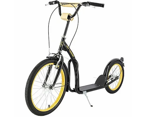 Самокат з надувними колесами WH200 20/16'' NILS EXTREME - чорний