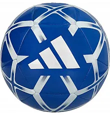 Adidas футбольний м'яч Starlancer Club тренувальний рекреаційний, синій, розмір 4