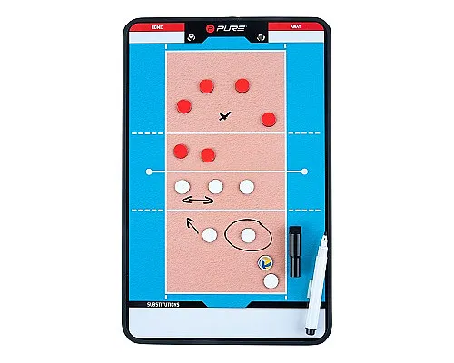 Дошка тактична волейбольна Pure2Improve COACHBOARD VOLLEYBALL Дошка тактична волейбольна Pure2Improve COACHBOARD VOLLEYBALL
