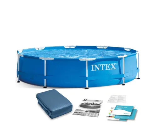 Басейн каркасний 2в1 INTEX 28200, 305 х 76 см, синій Басейн каркасний 2в1 INTEX 28200, 305 х 76 см, синій