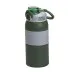 Термос Yiwu HP-14-5GR Sport 600 мл з мундштуком і ручкою, сіро-зелений