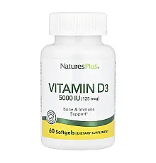 Вітамін D3 / Vitamin D3 5000 IU - 60 капсул