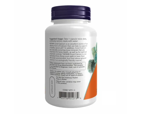 Кораловий кальцій (Coral Calcium) 1000мг - 100 капсул Кораловий кальцій (Coral Calcium) 1000мг - 100 капсул