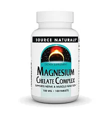 Комплекс хелата магнію Magnesium Chelate Complex 100мг - 100 таблеток