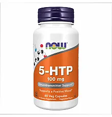 Гідрокситриптофан Now Foods 5-HTP 100мг - 60 капсул
