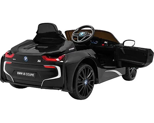 Дитяча акумуляторна машинка BMW I8 Lift Battery Car Чорна Дитяча акумуляторна машинка BMW I8 Lift Battery Car Чорна