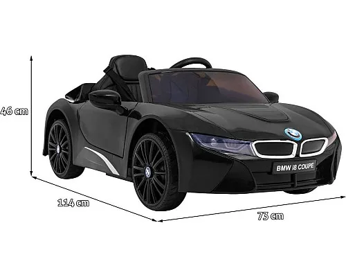 Дитяча акумуляторна машинка BMW I8 Lift Battery Car Чорна Дитяча акумуляторна машинка BMW I8 Lift Battery Car Чорна