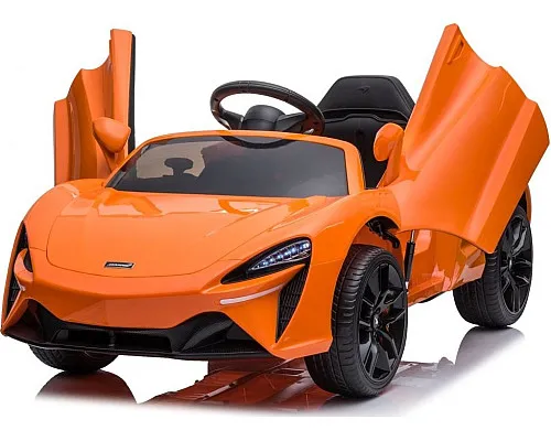 Дитяча акумуляторна машинка Дитячий McLaren Artura Помаранчева Дитяча акумуляторна машинка Дитячий McLaren Artura Помаранчева