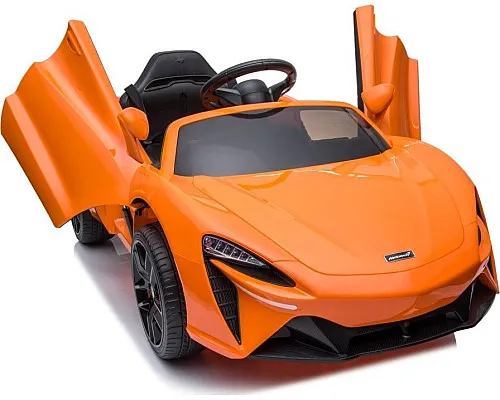Дитяча акумуляторна машинка Дитячий McLaren Artura Помаранчева Дитяча акумуляторна машинка Дитячий McLaren Artura Помаранчева