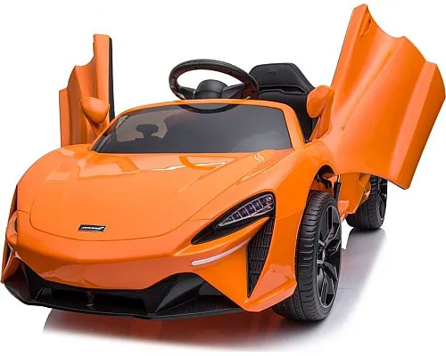 Дитяча акумуляторна машинка Дитячий McLaren Artura Помаранчева Дитяча акумуляторна машинка Дитячий McLaren Artura Помаранчева
